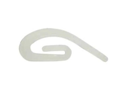 Gancho cortina plastico para riel caja 1000