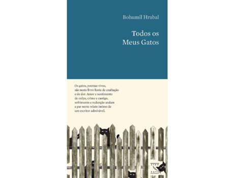 Livro Todos os Meus Gatos de Bohumil Hrabal (Português)