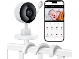 Monitor De Bebê Com Câmera E Áudio Wi Ficâmera De Vídeo Interna Para Bebês , SUNNY SPACES (com Suporte)