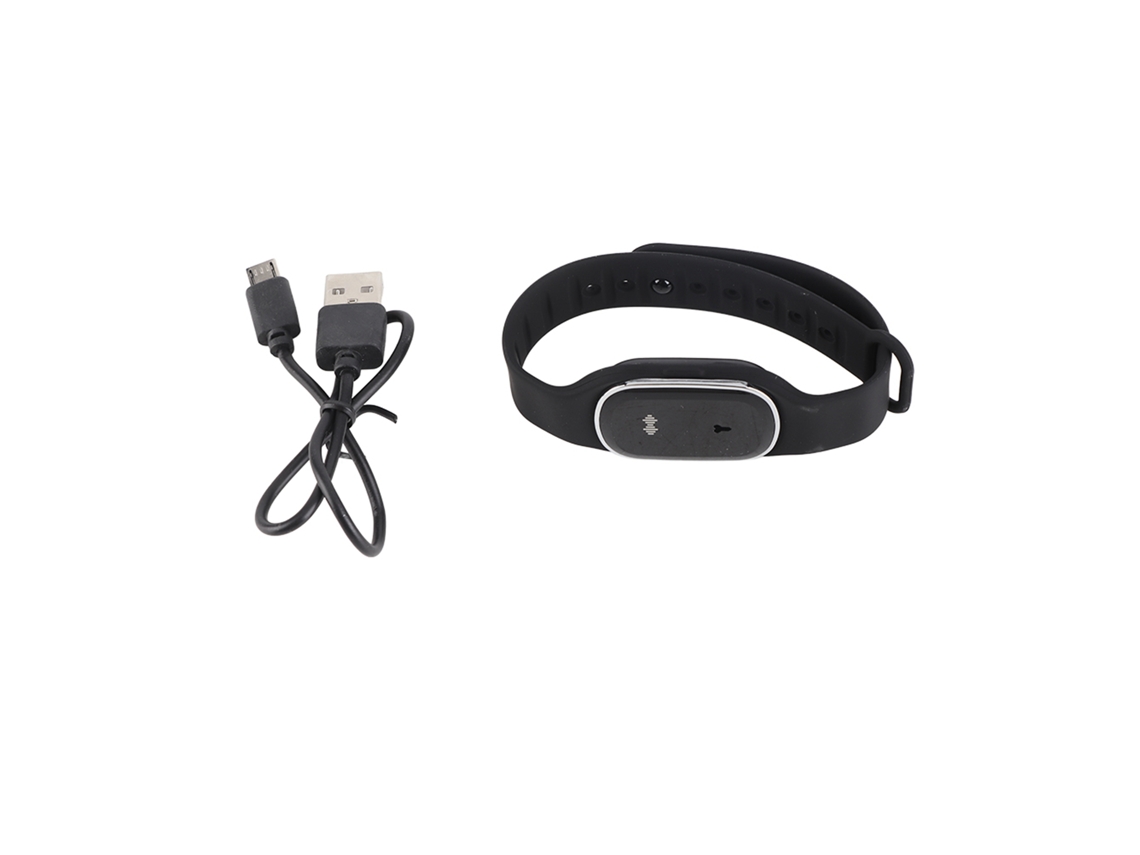 Mali pulseira Relógio Repelente Elétrico Sônico Usb Carregável Portátil Design À Prova D'água Ajustável