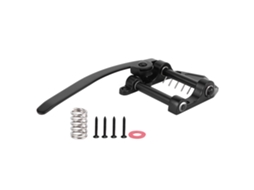 Ponte Vibrato Tailpiece para Guitarra Elétrica Sg/tele/lp Topo Plano, Sistema de Tremolo, Preta AQUAFORGE