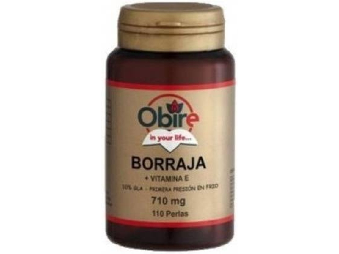 Suplemento Alimentar OBIRE Borragem (110 pérolas de 710mg)