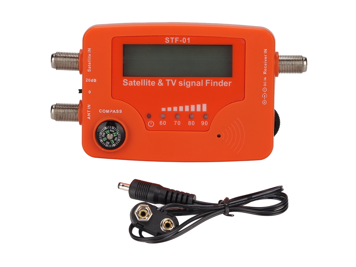 Medição De Sinal De Satélite Com Tela Lcd E Buzzer