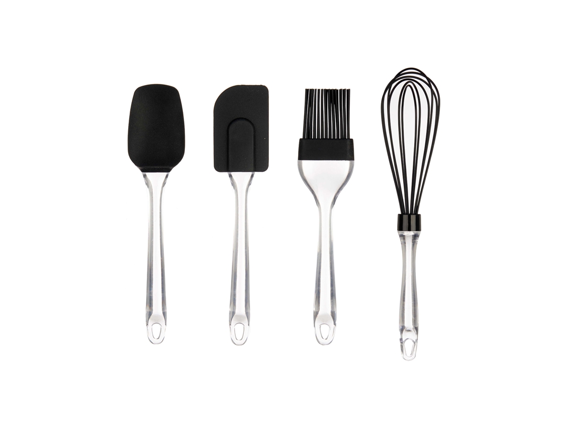 Conjunto de 4 utensílios de silicone