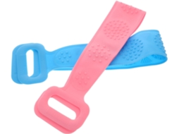 Escova De Silicone Para As Costas, 2 Peças, Com Tiras Longas Para Esfoliação E Limpeza Profunda Do Corpo Acessório