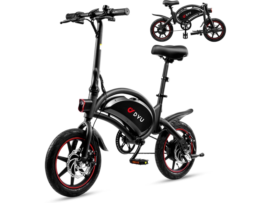 Bicicleta Elétrica Dobrável Dyu D3f De 14 Polegadas, 250 W, 36 V E 10 Ah, Bateria
