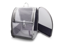 Mochila para Animais de Estimação, Respirável, Cinza AQUAFORGE