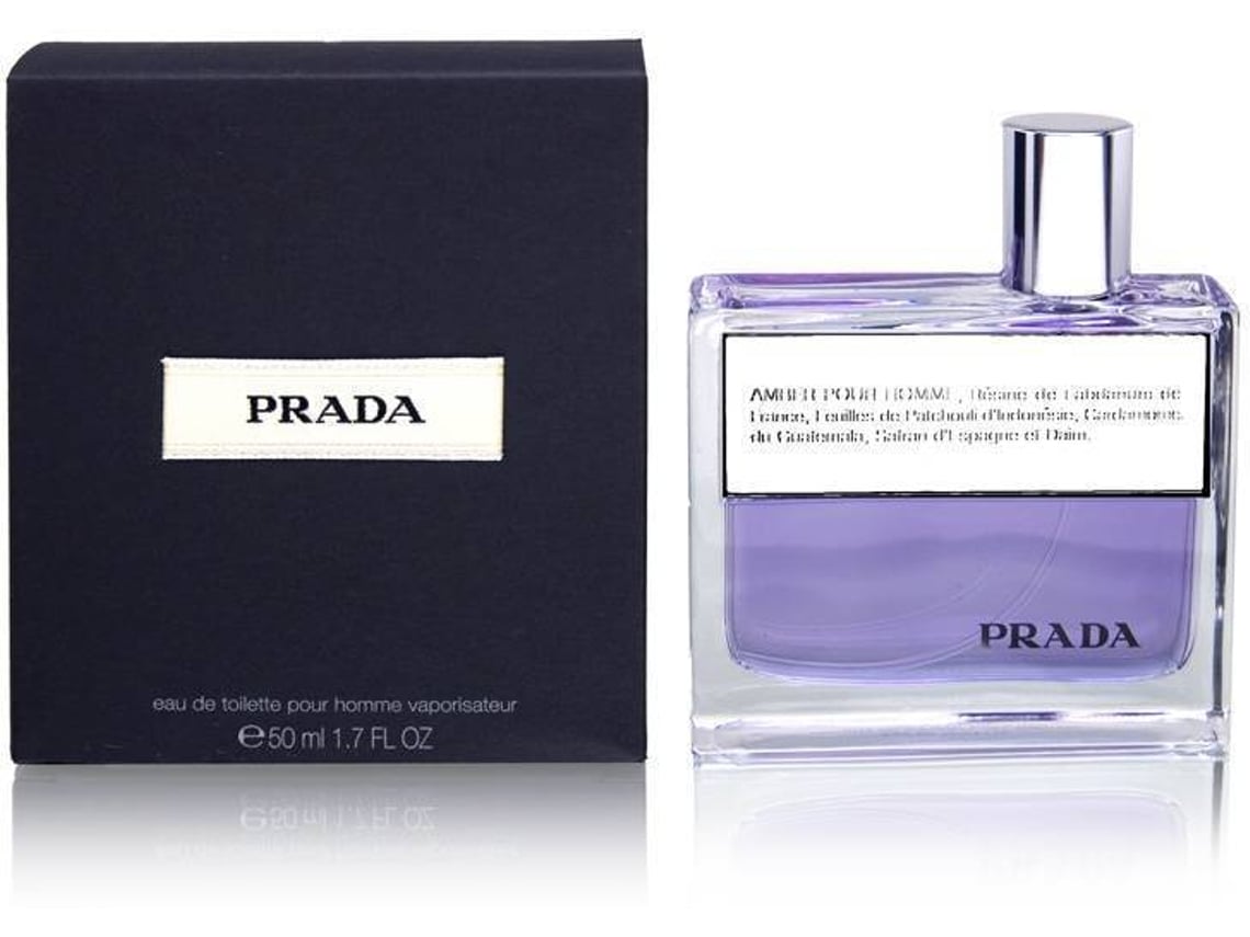Perfume PRADA Amber Pour Homme Eau de Toilette (50 ml) Worten.pt