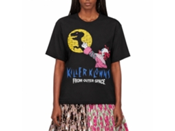 Rockinstone Killer Klowns Shadow Puppet Show Black Adult T-shirt Size:xl