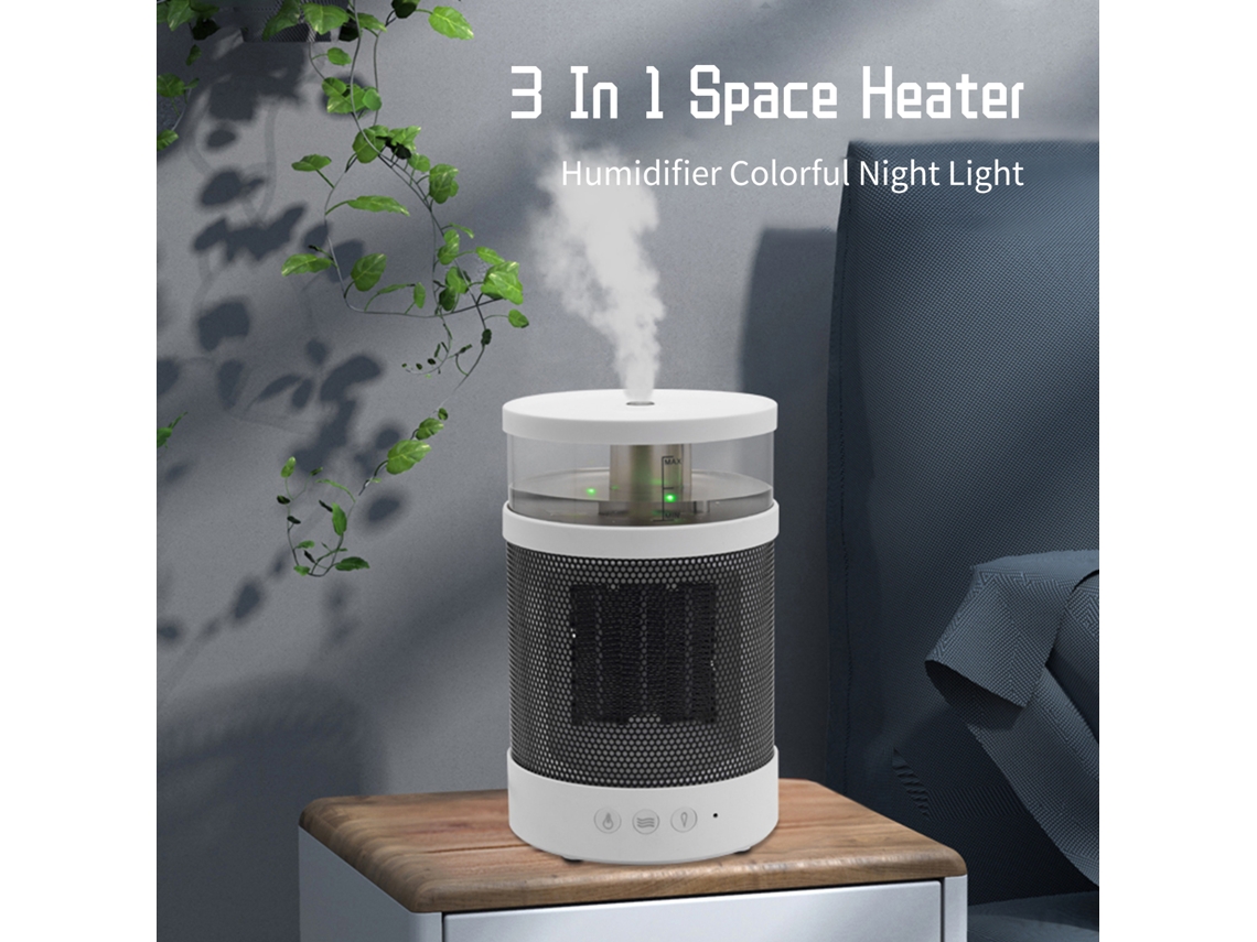 Laxiscreed Aquecedor De Mesa Com Aquecimento Cerâmico Ptc – Eficiente E Versátil