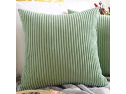 Capa de Almofada de Corduroy, 40x40 Cm, Verde Feijão, 2 Pcs ZYBLSSBB