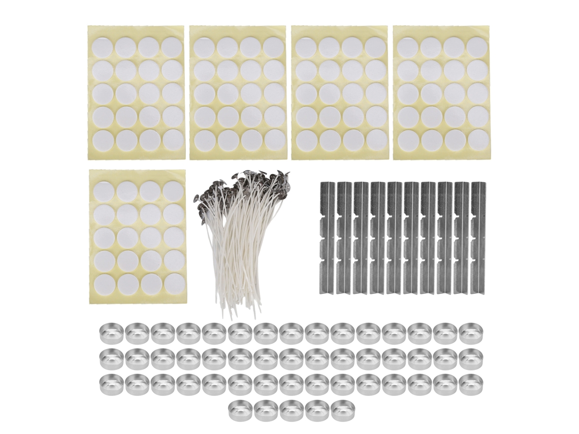 Kit de Fabricação de Velas Diy com Pavios, Fitas, Moldes e Apoios Marca 2026 Store