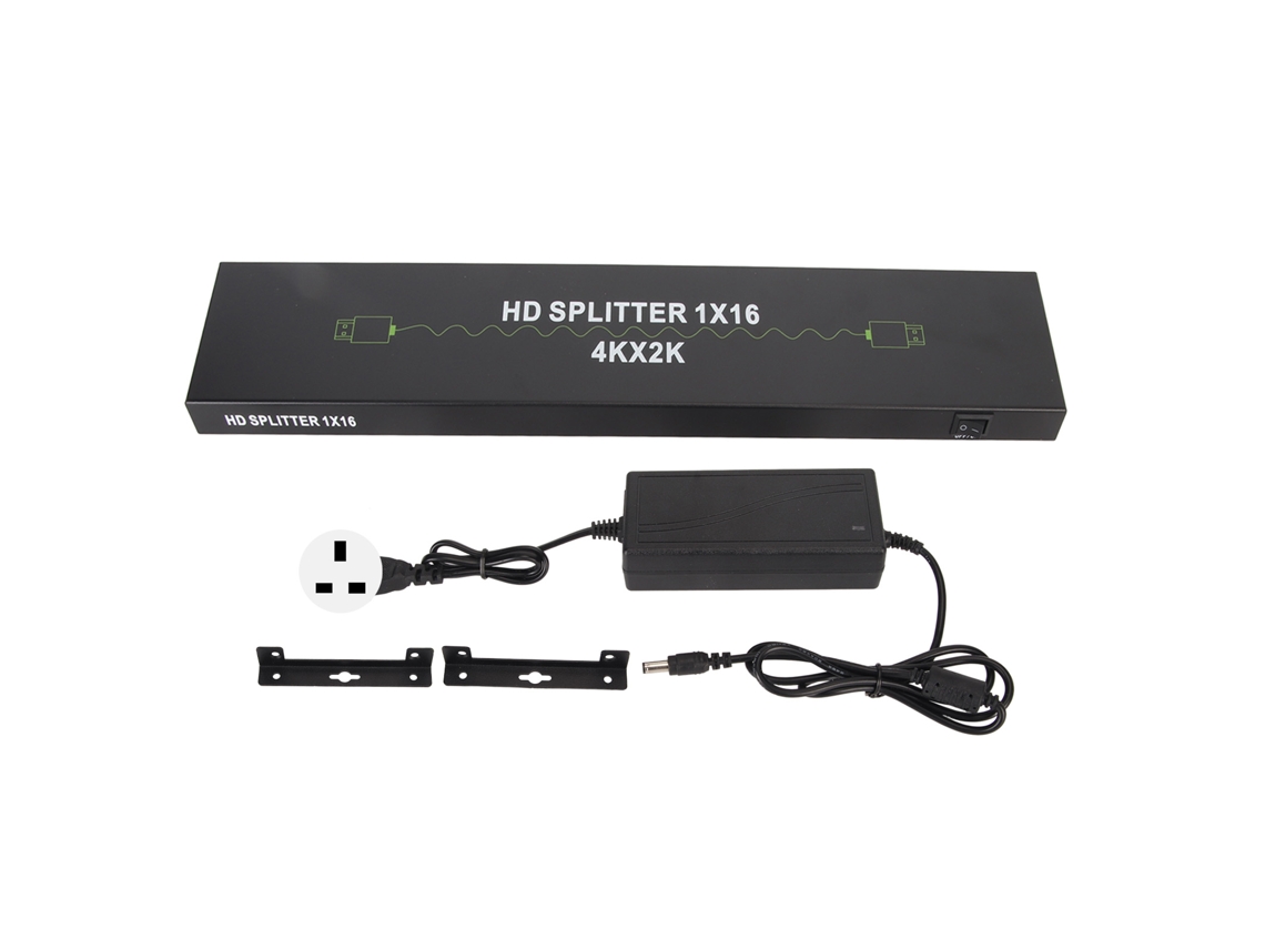 Divisor Hdmi EOOCOO (divisão de Tela 4k 1 Entrada 16 Saídas Splicing)