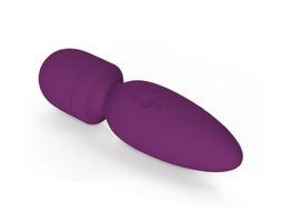 Massageador Portátil, 10 Modos De Vibração Silenciosa, Massageador Pessoal, Massageador De Silicone Sem Fio, Roxo