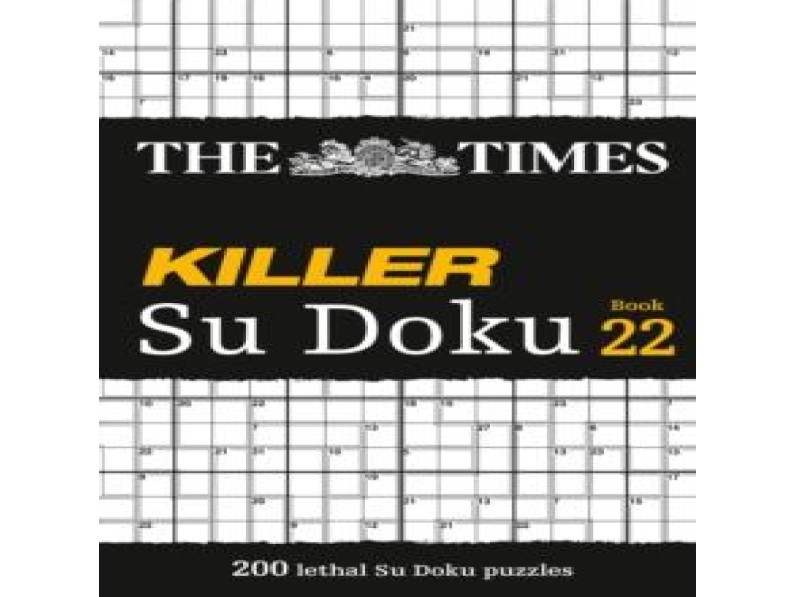 Livro Times Killer Su Doku Book 22 de The Times Mind Games (Inglês)
