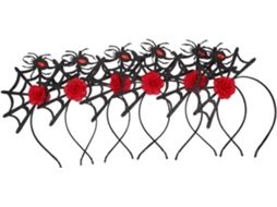 Conjunto De 6 Tiaras Em Formato De Teia De Aranha Para Festas E Festivais.