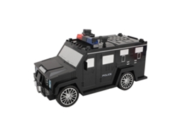 Mali cofrinho Carro Blindado com Impressão Digital Senha Função Enrolamento Automático Preto