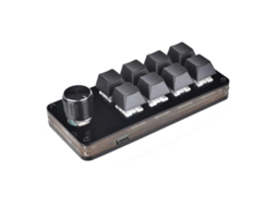 Teclado Mecânico De Programação Macro, 8 Teclas, 1 Botão, Mini Teclado Gamer Hot Swap, Teclado Faça Você Mesmo Ly Ebike