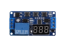 Relé De Tempo Dc12v Com Display Digital Led Sunflare