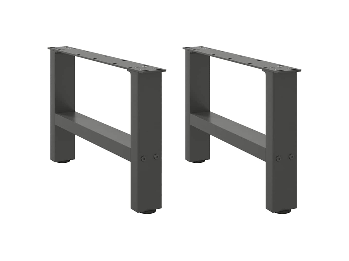 Coffee Table Leg, Coffee Table Legs Vidaxl Antracite Aço (50 X (30-31) Cm)