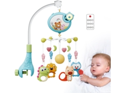 Móbile Para Bebê – Móbile Musical Com Luzes E Controle Remoto, 45x54cm