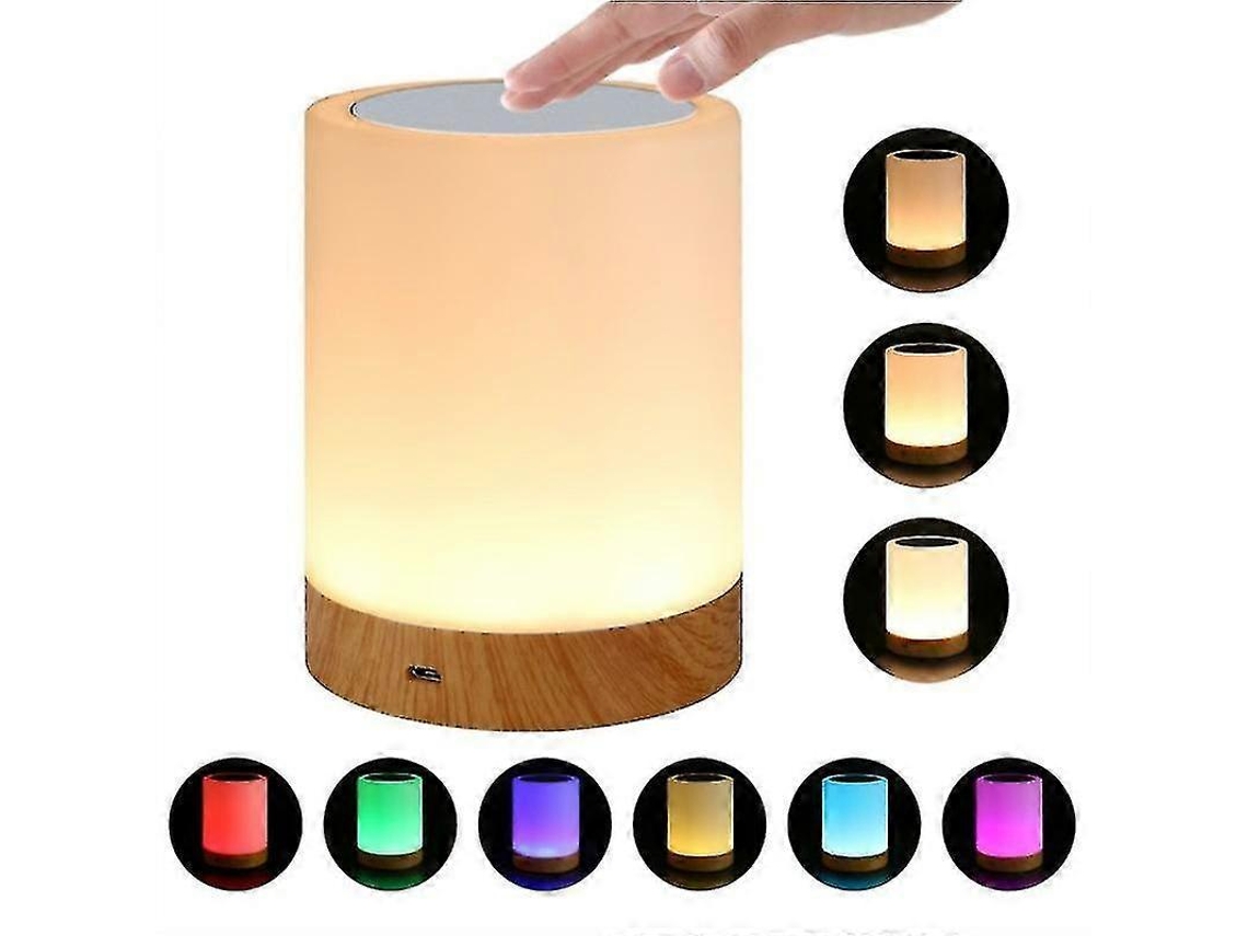 Omni lâmpada de Mesa Tática, Lâmpada de Noite Ajustável com Luz Branca Quente para Quarto, 12h de Uso, 3w, Controle Tático, Sem App