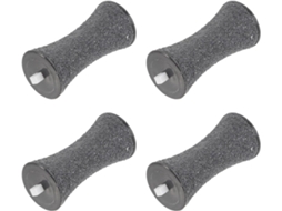 Conjunto De 4 Rolos De Reposição Para Lixa Elétrica De Pés, Ideal Para Pés Escuros.