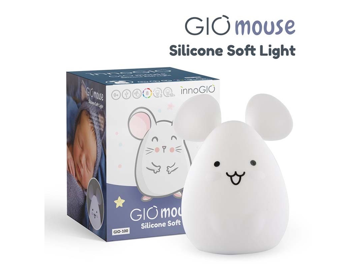 Luz Noturna de Silicone Giomouse INNOGIO