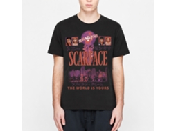 Rockinstone Scarface World Is Yours Poster Style Graphic T-shirt Size:m