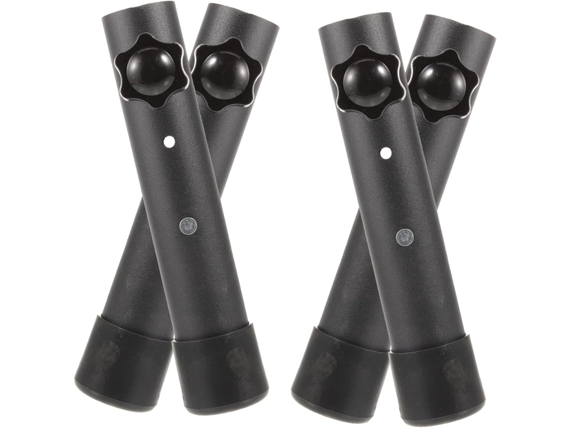 Extensões De 4 Pés De Mesa Em Aço Preto, Dobráveis E Portáteis.