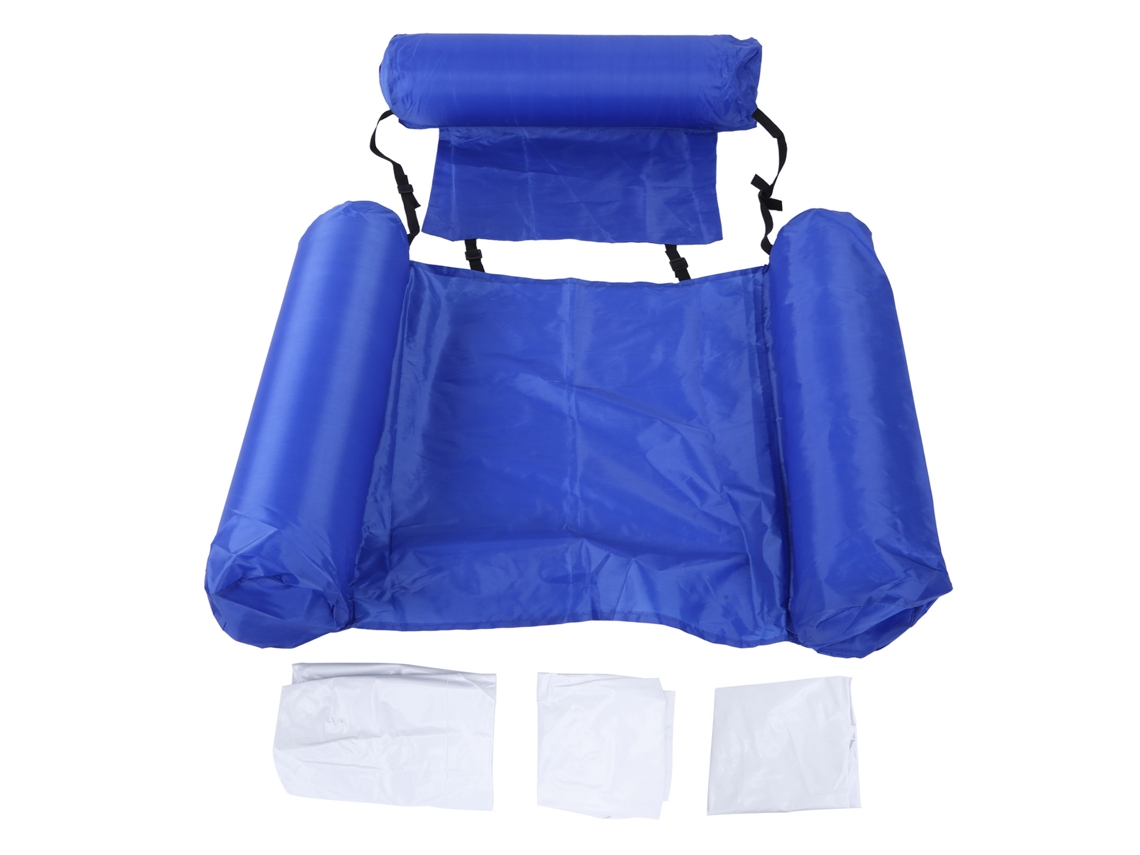 Hammock Inflável Cama Flutuante Plegável Para Piscina