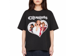 Rockinstone Clueless Diamond Heart Black T-shirt Size:m
