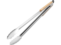 Pinças De Metal Em Aço Inoxidável Resistente Ao Calor, Antiderrapantes E Multifuncionais Ideais Para Churrasco, Grelhar