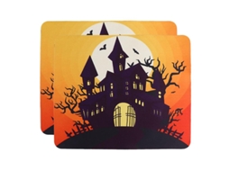2Pcs Tapete de Rato de Halloween para Decorações de Halloween ALLINLESS