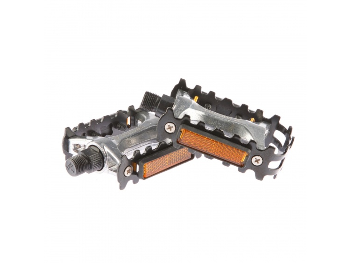 Pedais 9/16 Inch Mtb Silver TECORA