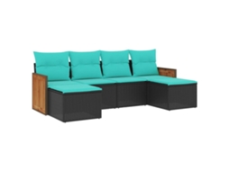 Estante em Carvalho Preto, 67x24x161 Cm, Madeira MAISON EXCLUSIVE