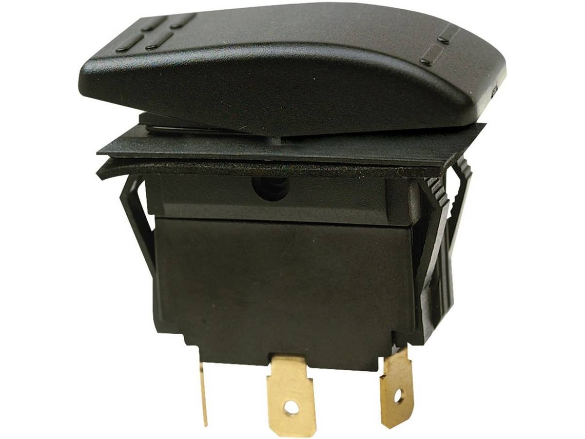 Interruptor SEACHOICE Rocker Switch Mom On-Off-Mom On Dpdt Preto