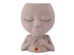 Vaso de Planta Rostinho Cute Multipropósito com Drenagem