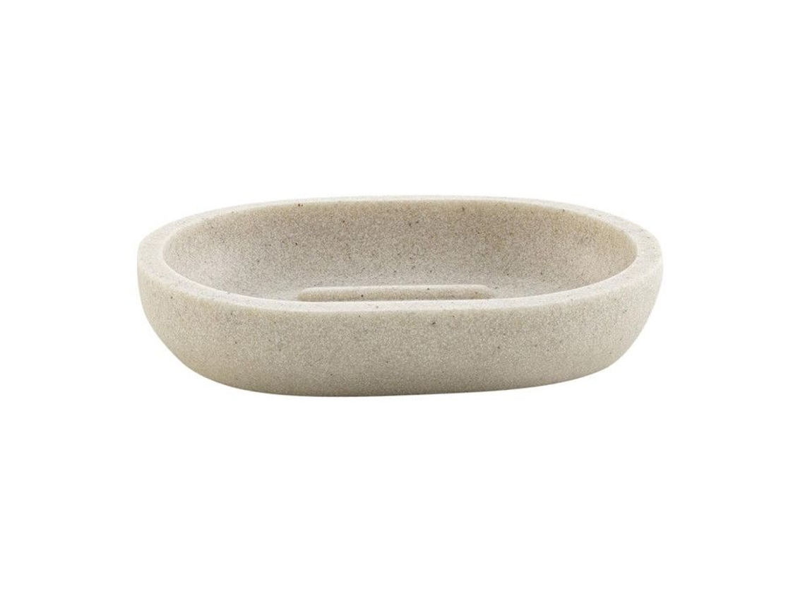 Suporte Para Sabonete Design "granito" 12cm Areia