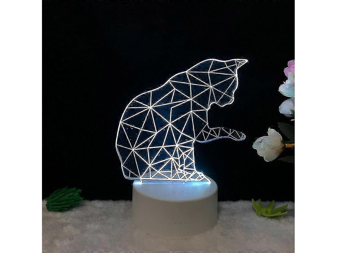 Luminária De Mesa Led, Usb, 7 Cores, Para Cabeceira, Escritório, Sala Ou Ambiente Decorativo