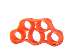 Aparelho De Fortalecimento De Dedos Com Bandas De Resistência Para Artrite Túnel Do Carpo Exercício Guitarra Laranja 5kg Nível Avançado