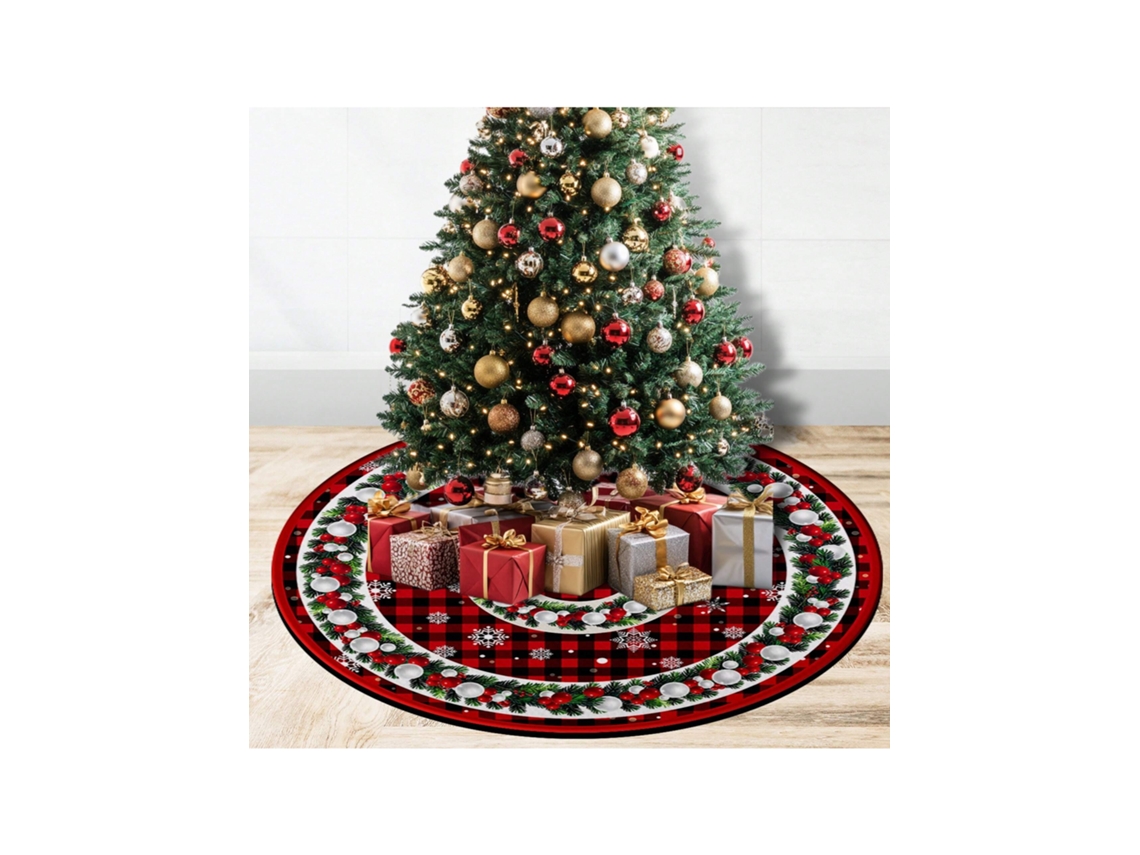 Artesanato De Saia De Árvore De Natal, Decorações De Natal, Adereços Com Estampa De Cartum, Suprimentos De Natal Igvtrade