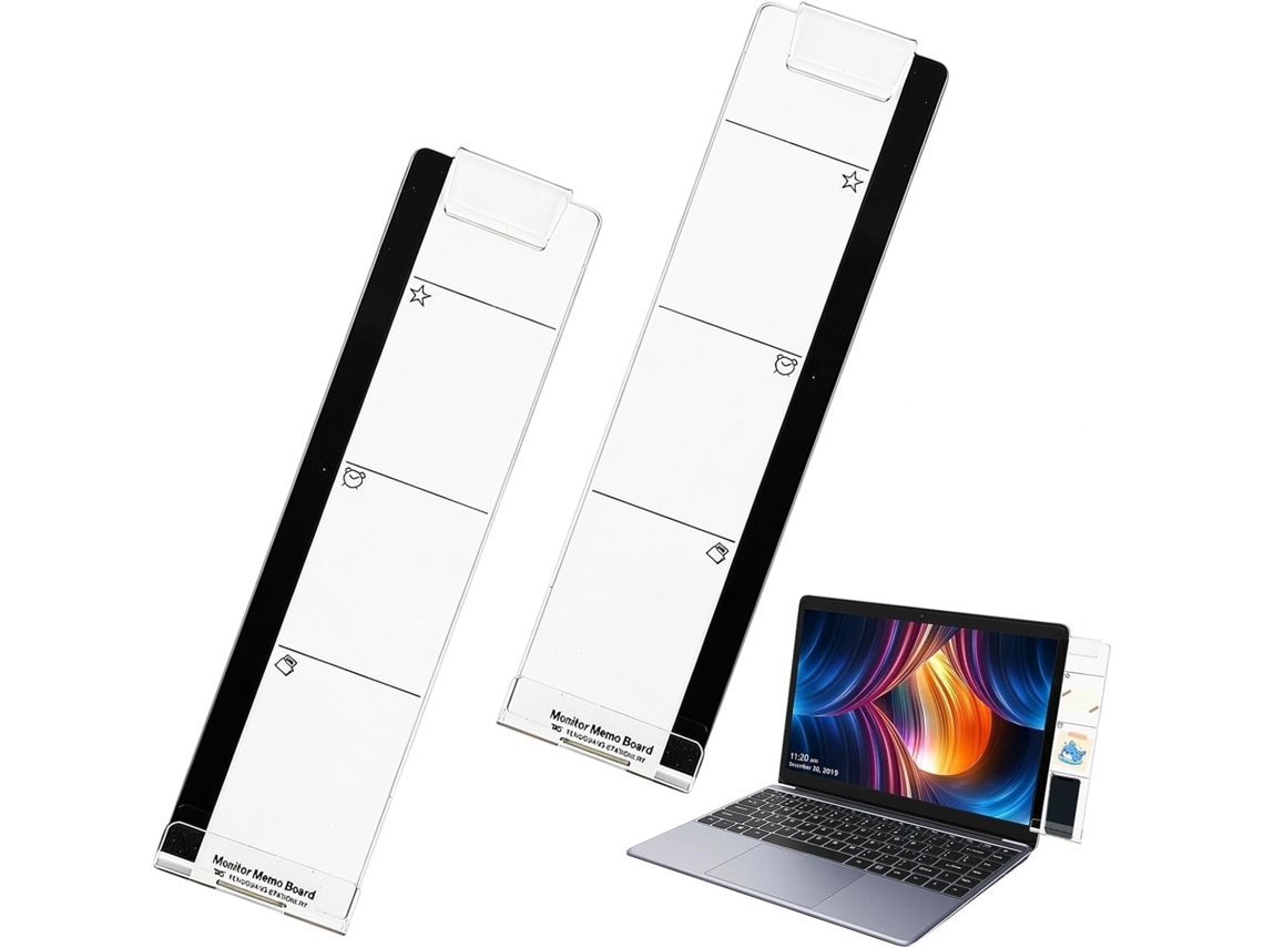 2x Acrílico Transparente Com Suporte