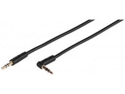 Cabo de Audio VIVANCO Jack 3.5 (1.5m - Preto)