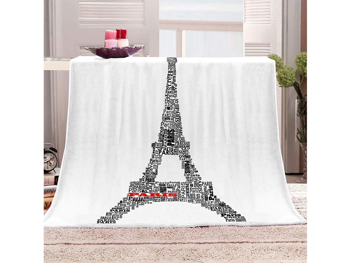 Manta de Microfibra Fansu Flanela Macia e Fofa 3d para Cama Sofá Ou Se Manter Aquecido no Inverno 150x130cm, M