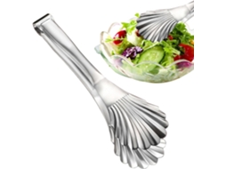 Pinça De Cozinha Em Aço Inoxidável Com Borda Ondulada, Resistente Ao Calor, Com Cabo Confortável E Antiderrapante, Ideal