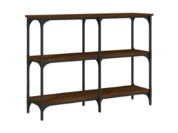 Mesa Consola Derivados Madeira Carvalho Castanho MAISON EXCLUSIVE 100x29x75 cm