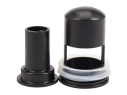 Conjunto de 4 Filtros de Silicone para Ralo de Banheiro, Cozinha e Chão, com Proteção Contra Refluxo e Desodorização . AQUAFORGE (incluso)