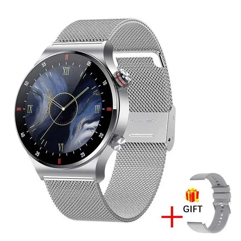 (silvernet) Smartwatch Com Gravação De Ecg + Pep E Chamadas Bluetooth.