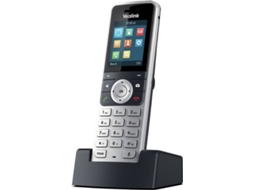Yealink W53H aparelho de telefone fixo DECT telephone handset ID do Emissor e Nome Preto, Prateado